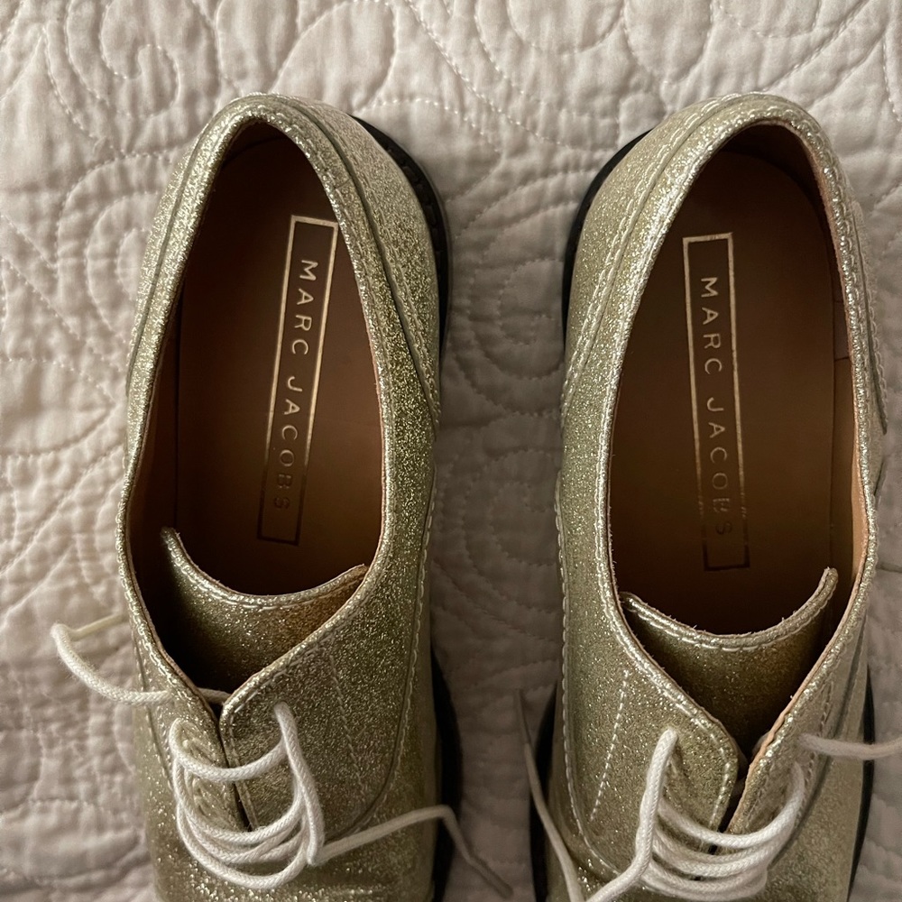 Marc Jacobs Diamond Clinton Oxford Flats Regular. - Picture 6 of 12